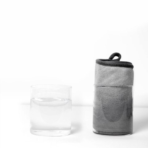 Ręcznik z mikrofibry do osuszania samochodu mikrofibra 40x40cm szary - ZESTAW 2 szt. BASEUS