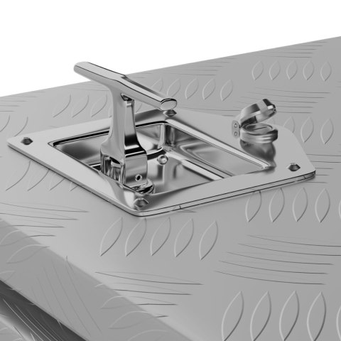 Skrzynia narzędziowa transportowa aluminiowa zamykana na klucz 119 l 91 x 45 x 44.5 cm MSW