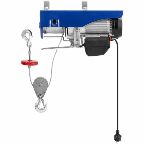 Wciągarka wyciągarka linowa elektryczna 1350 W 12 m 400 kg MSW