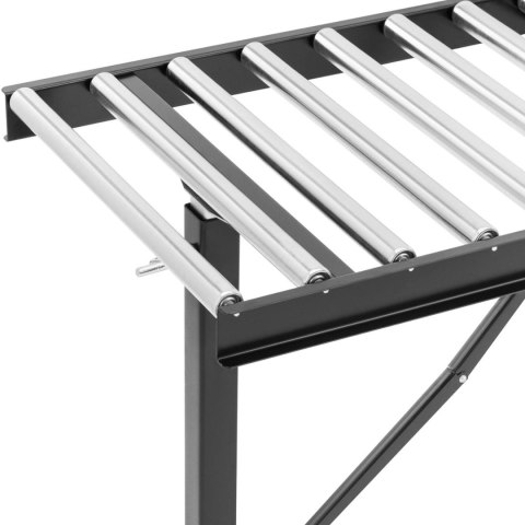 Podajnik rolkowy z regulacją wysokości do 200kg 17 rolek 540x35mm 178cm MSW