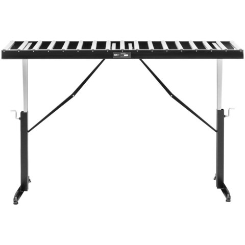 Podajnik rolkowy z regulacją wysokości do 200kg 17 rolek 540x35mm 178cm MSW