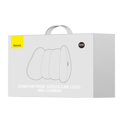 Poduszka lędźwiowa z pamięcią kształtu do samochodu ComfortRide niebieska BASEUS