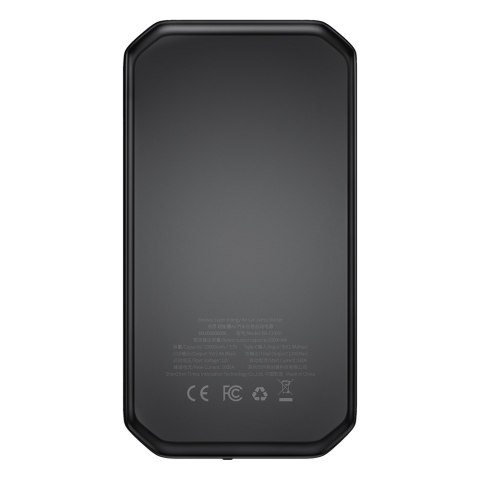 Powerbank 10000mAh + urządzenie rozruchowe auta Booster 12V 1000A czarny BASEUS
