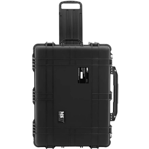 Walizka transportowa ochronna na kółkach z wysuwaną rączką 79 x 59.5 x 36.5 cm 123 l MSW