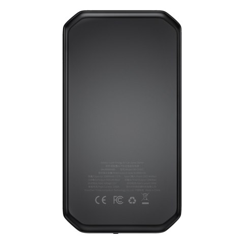 3w1 Urządzenie rozruchowe Car Jump Starter powerbank 10000mAh latarka LED - czarny BASEUS