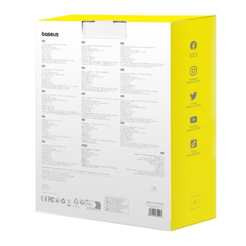 3w1 Urządzenie rozruchowe Car Jump Starter powerbank 10000mAh latarka LED - czarny BASEUS