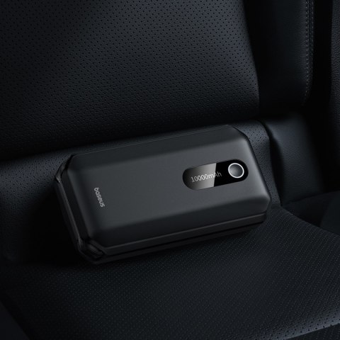 3w1 Urządzenie rozruchowe Car Jump Starter powerbank 10000mAh latarka LED - czarny BASEUS