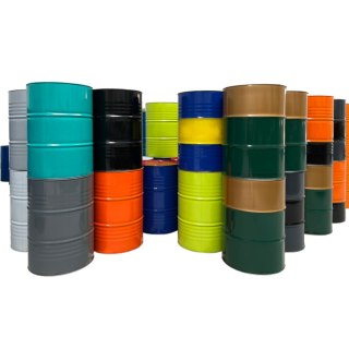 Beczka stalowa metalowa TH 216.5L z rowkami korki 3/4 i 2 w wieku - MIX KOLORÓW Beczkopol