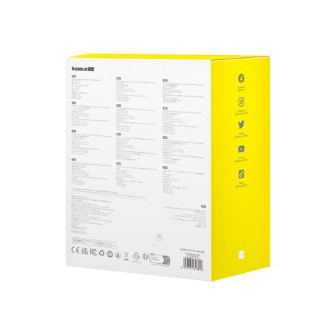 Jump starter do uruchamiania silnika 3000A 12V Powerbank USB-C / EC8 / DC - szary BASEUS