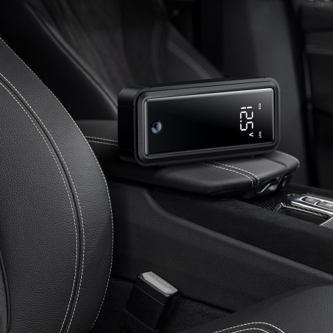 Jump starter do uruchamiania silnika 3000A 12V Powerbank USB-C / EC8 / DC - szary BASEUS