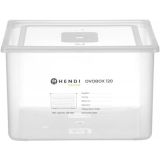 Pojemnik na jajka 8 tacek na 120 jaj OVOBOX 18 l 355 x 325 x 200 mm Hendi