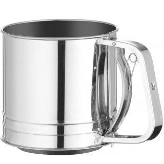 Przesiewacz kubek do przesiewania mąki stalowy 550 g Hendi