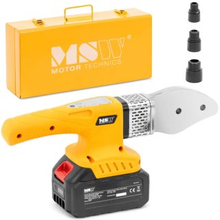 Zgrzewarka akumulatorowa do rur PP PB PE PV o śr. 20-32 mm 300C 350 W - zestaw MSW