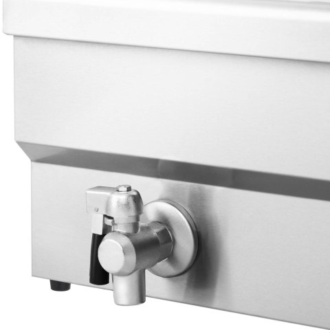 Frytownica podwójna dwukomorowa z kranami 400V - 2x10L Royal Catering