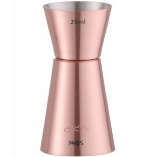 Jigger miara barmańska dwustronna do drinków miedziana 25/50 ml Bar Up