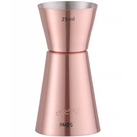 Jigger miara barmańska dwustronna do drinków miedziana 25/50 ml Bar Up