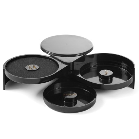 Krustownica barmańska do dekoracji kieliszków 3 pojemniki sok cukier sól - Hendi 596777 Bar Up