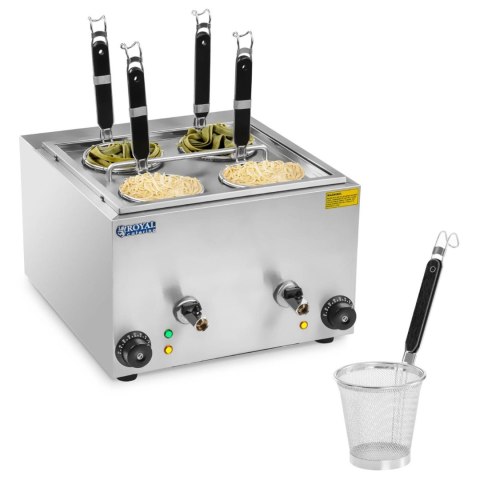 Makaroniarka warnik do gotowania makaronu i pierogów 2 komory z kranikami Royal Catering