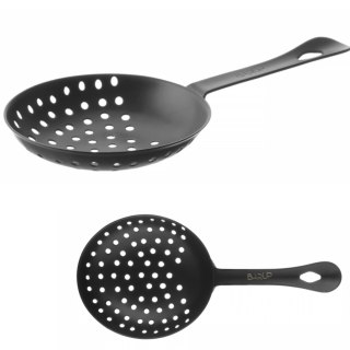 Sitko barmańskie do odcedzania drinków koktajli Julep 160 x 76 mm - czarny Bar Up