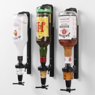 Stojak uchwyt barowy do butelek mocowany do ściany - Hendi 598818 Bar Up