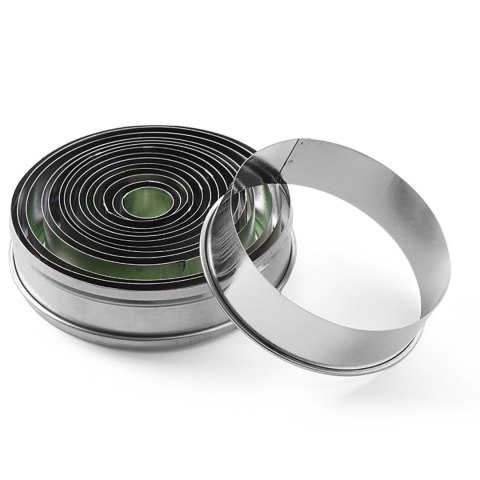 Forma do wycinania gładka okrągła do ciastek śr. 19 - 112mm Hendi 673416 Hendi