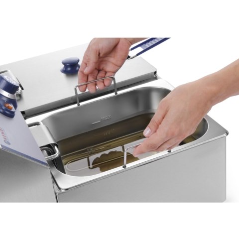 Frytownica frytkownica podwójna Blue Line 230V 2x3300W 2x6L Hendi