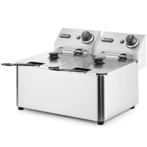 Frytownica gastronomiczna Kitchen Line 6kW 230V 2 x 4L - Hendi 205846 Hendi