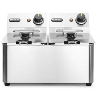 Frytownica gastronomiczna Kitchen Line 6kW 230V 2 x 4L - Hendi 205846 Hendi