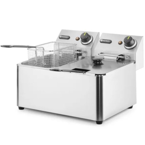 Frytownica gastronomiczna Kitchen Line 6kW 230V 2 x 4L - Hendi 205846 Hendi