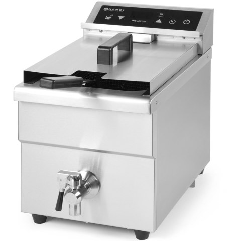Frytownica indukcyjna z kranem Kitchen Line 8L Hendi 215012 Hendi