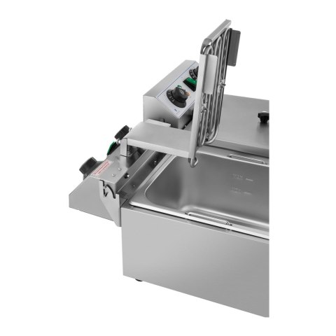 Frytownica nastawna gastronomiczna elektryczna TIMER 230 V 2 x 3200W 2 x 10 L Royal Catering