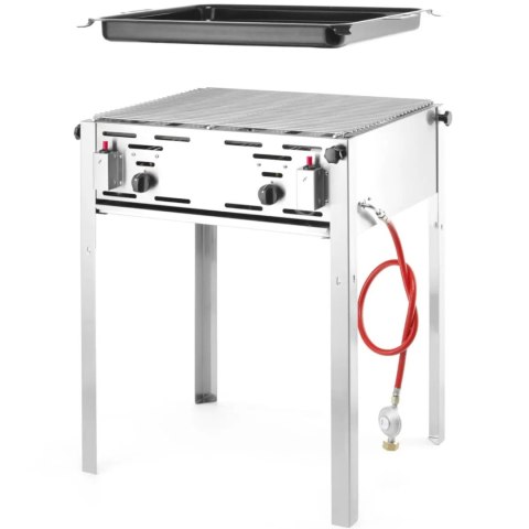 Grill gazowy z patelnią Grill Master Maxi 590x480mm 11.6kW - Hendi 154717 Hendi