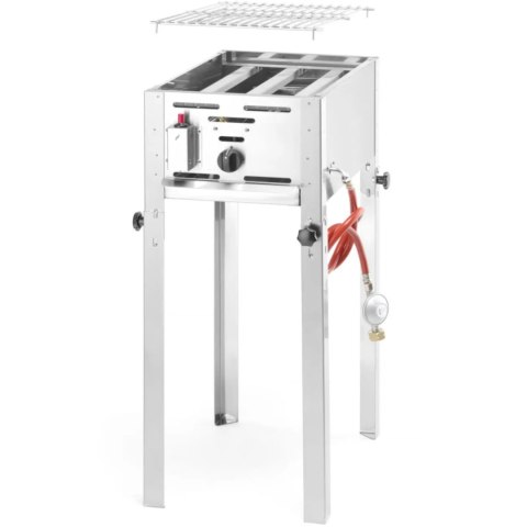 Grill gazowy z patelnią Grill Master Mini 340x540x(H)840 mm 5.8kW- Hendi 154700 Hendi