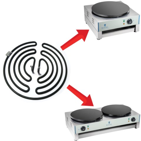 Grzałka do naleśnikarki śr 40 cm Royal Catering 3000W 230V Royal Catering
