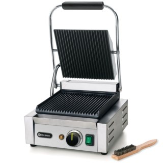 Kontakt grill kontaktowy ryflowany pojedynczy 1800W - Hendi 263501 Hendi