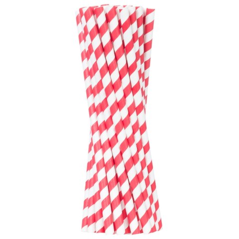 Papierowe patyczki do waty cukrowej 6/270mm - biało-czerwone 500szt. GSG24