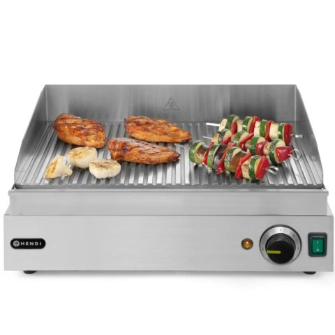 Płyta grzewcza grillowa Profi Line ryflowana do pracy ciągłej 2400W - Hendi 203170 Hendi