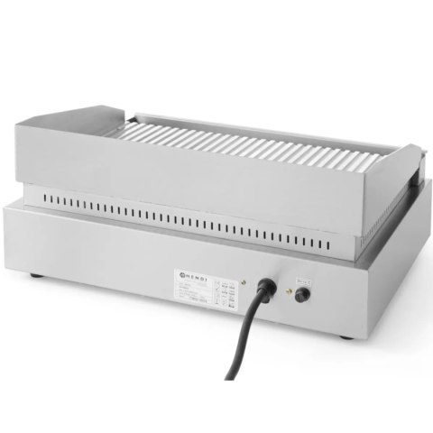 Płyta grzewcza grillowa Profi Line ryflowana do pracy ciągłej 2400W - Hendi 203170 Hendi