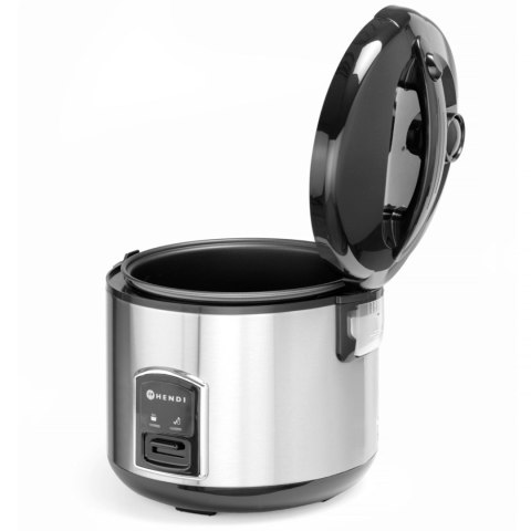 Urządzenie garnek elektryczny do gotowania ryżu z funkcją gotowania na parze 1.8L 700W - Hendi 240410 Hendi