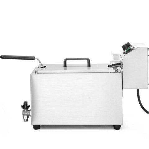 Frytownica elektryczna nastawna z kranem spustowym 400 V 66000 W 10 l - Hendi 209424 Hendi
