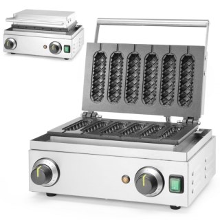 Gofrownica Corn-dog do gofrów na patyku na 6 gofrów - Hendi 212189 Hendi