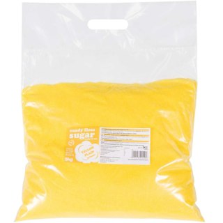Kolorowy cukier do waty cukrowej żółty o smaku naturalnym 5kg GSG24