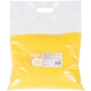 Kolorowy cukier do waty cukrowej żółty o smaku waniliowym 5kg GSG24