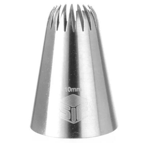 Końcówka tylka do rękawa cukierniczego do dekoracji KWIATEK 10mm - HENDI 551219 Hendi