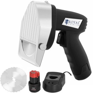 Nóż do kebaba elektryczny bezprzewodowy śr. 100 mm 3000 obr./min 80 W Royal Catering