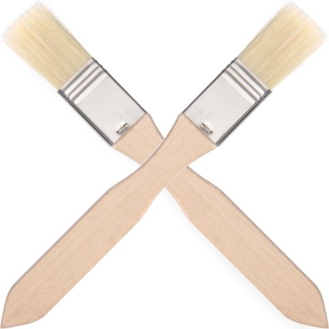 Pędzelek cukierniczy do smarowanai płaski 20x210mm ZESTAW 2szt. - HENDI 515228 Hendi