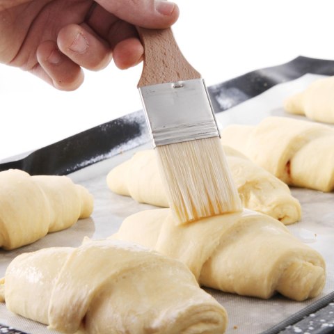 Pędzelek cukierniczy do smarowanai płaski 20x210mm ZESTAW 2szt. - HENDI 515228 Hendi