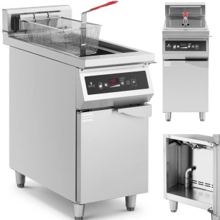 Frytownica indukcyjna wolnostojąca z szafką 30 l 60-190 C 380 V 10000 W Royal Catering