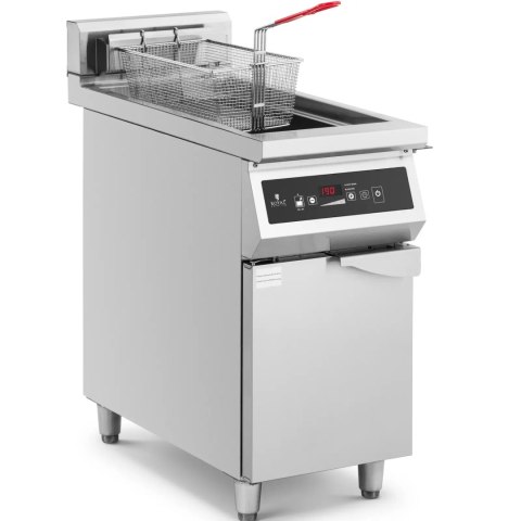 Frytownica indukcyjna wolnostojąca z szafką 30 l 60-190 C 380 V 10000 W Royal Catering