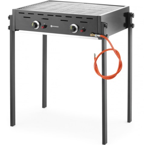 Grill gazowy MASTER PRO BLACK 790 x 560 mm 11.6 kW Hendi